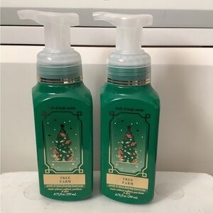 Bath & Body Works TREE FARM Gentle Foaming Hand Soap Lot Of 2 Christmas/Holiday
